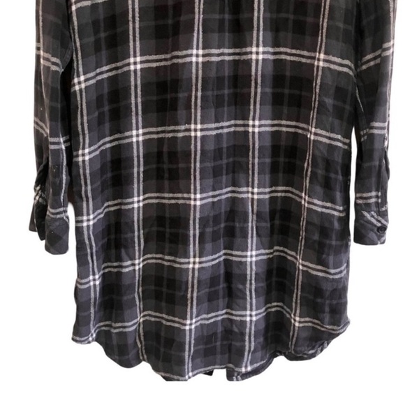 Rails Bianca Shirt Dress or Tunic in Onyx, Slate & White Combo - Picture 7 of 11